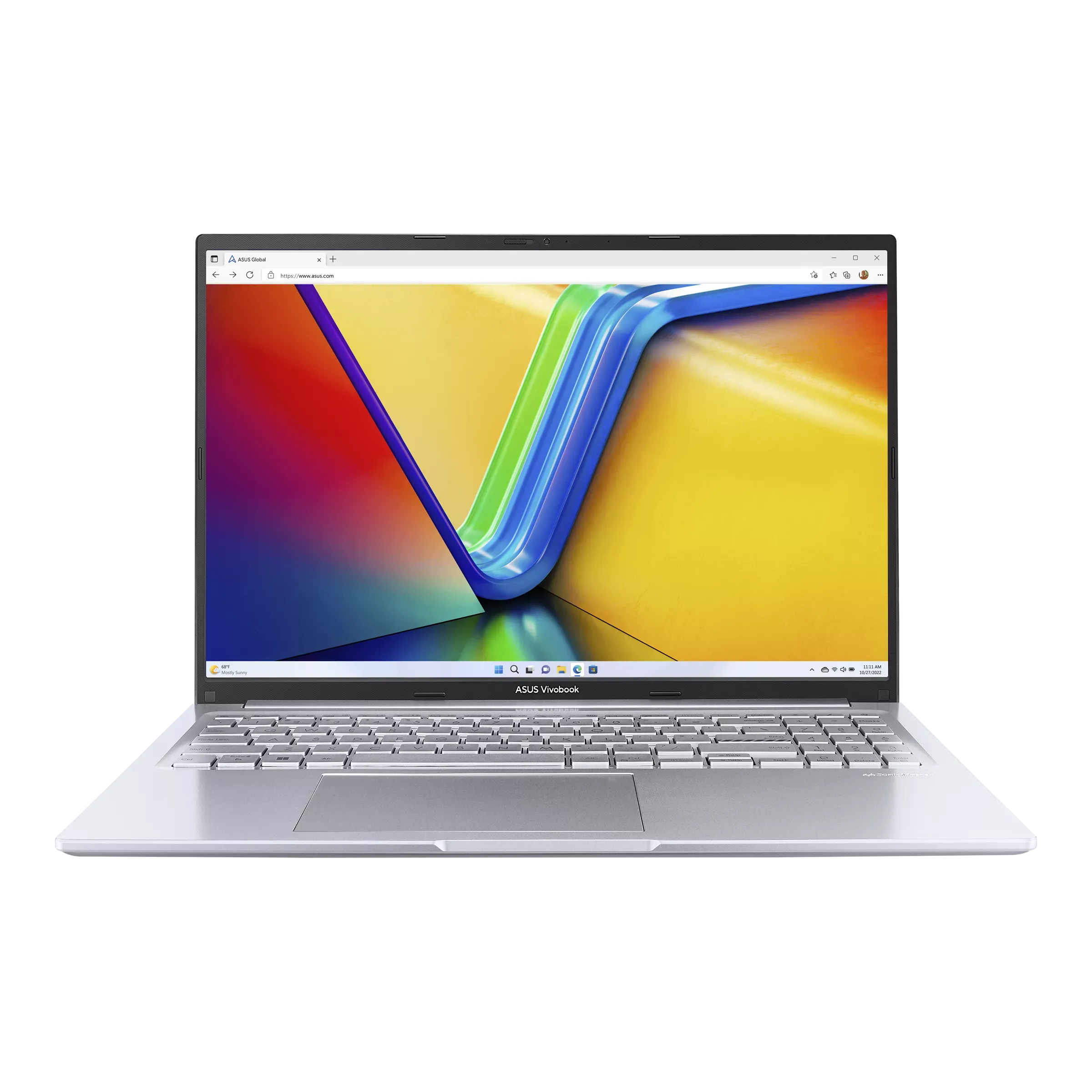 ASUS Vivobook 16, 16" FHD OLED 60Hz / R7-170 (Rembrandt-100) / DDR5 16GB / 512GB SSD / Cool Silver / Win 11 Home
