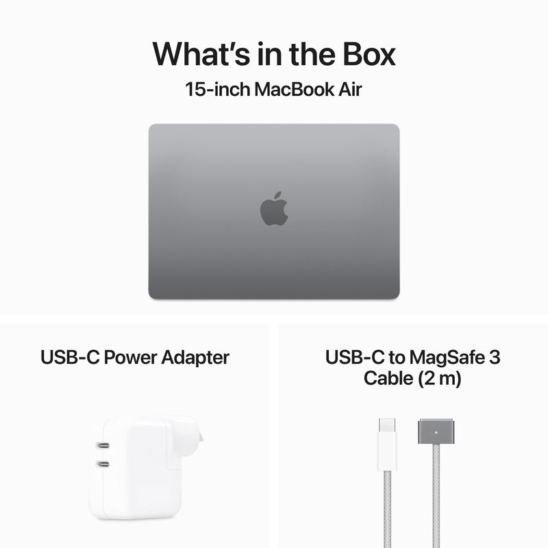 Apple MacBook Air 15.3-inch M3 (8-Core CPU, 10-Core GPU, 16GB RAM, 512GB SSD)