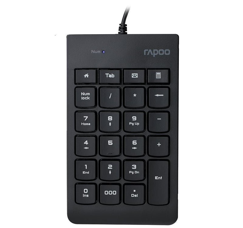 RAPOO K10 Wired Numeric NumberPad Keyboard